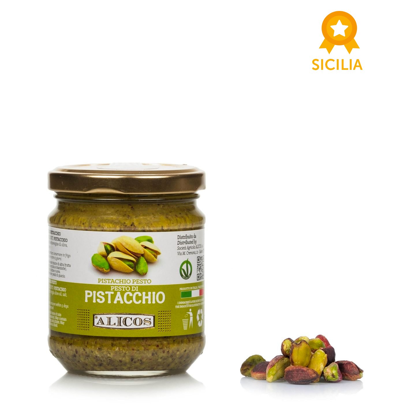 Pesto di Pistacchio 180g Alicos Eataly Today Milano