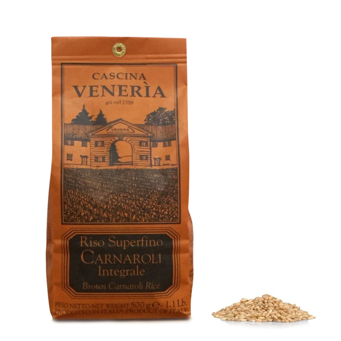 Riso Carnaroli Integrale 500g Cascina Veneria Eataly Today Roma