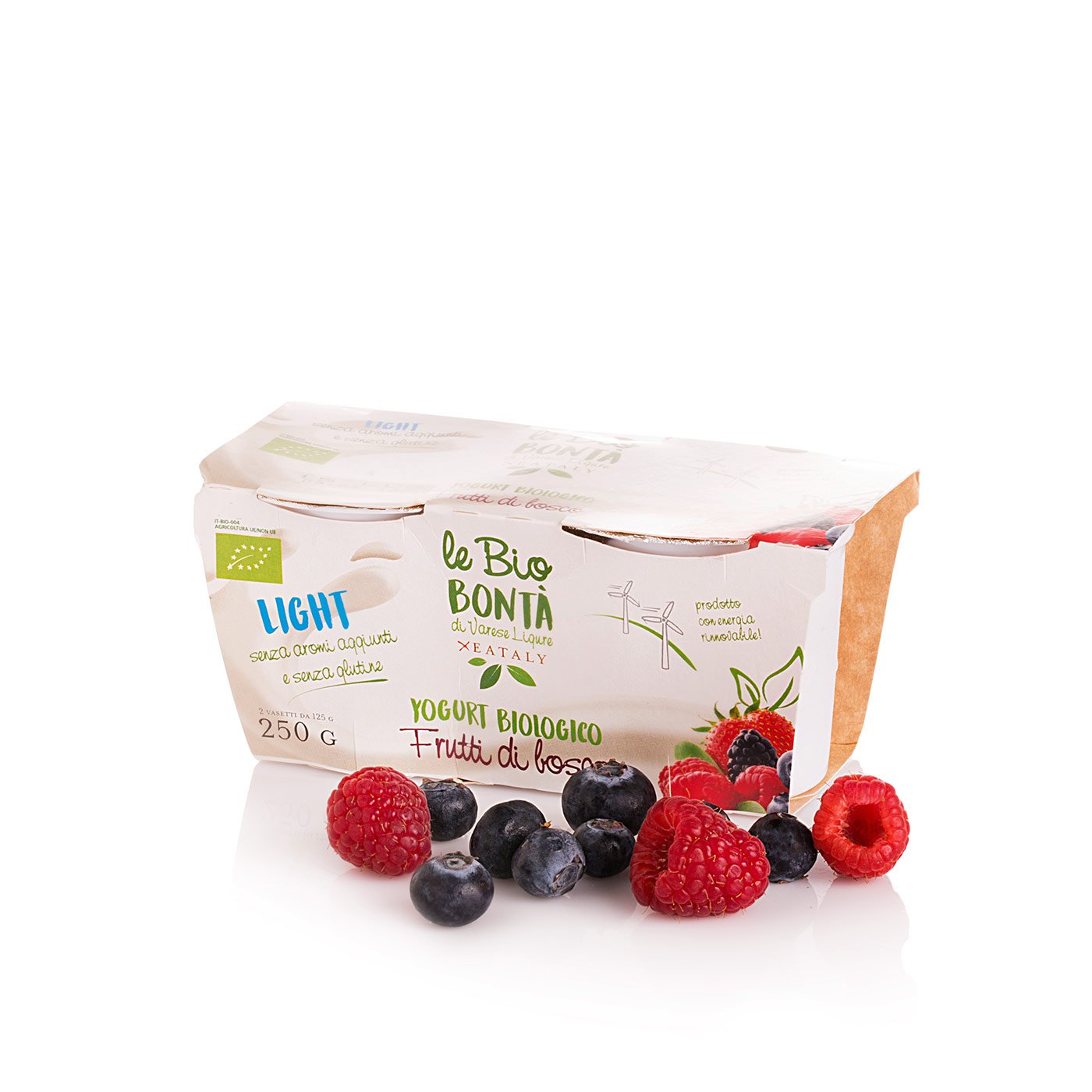 Yogurt Magro ai Frutti di Bosco Bio 2x 250g Bio Bontà x Eataly Eataly