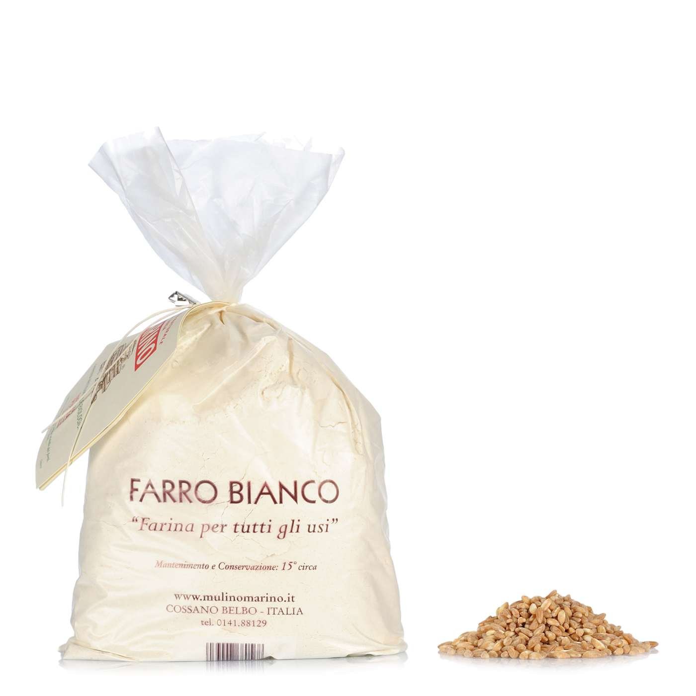 Farina di Farro Bianco 1kg Mulino Marino Eataly Today Torino